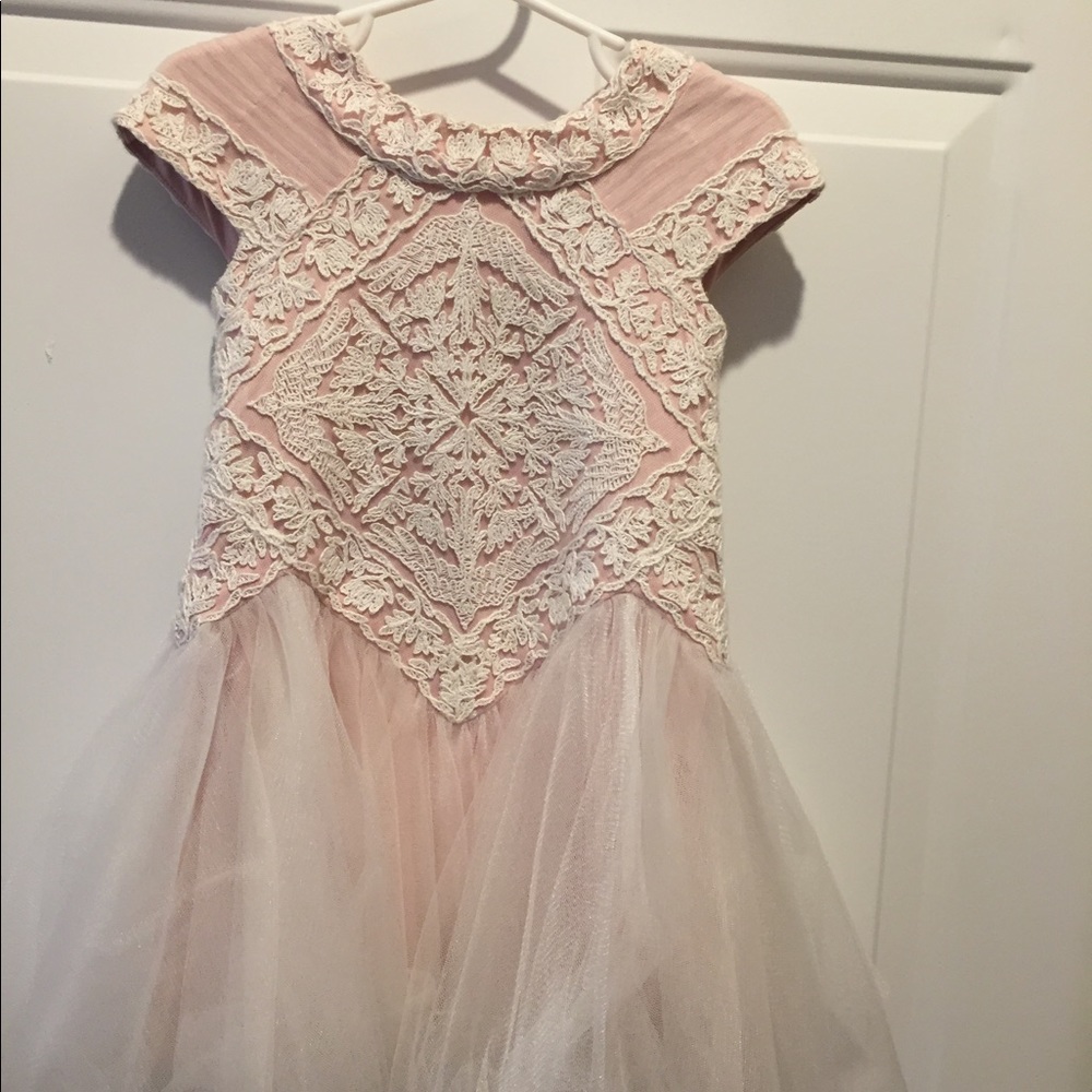 NEW!! Tadashi Shoji Girl’s pink dress size 2